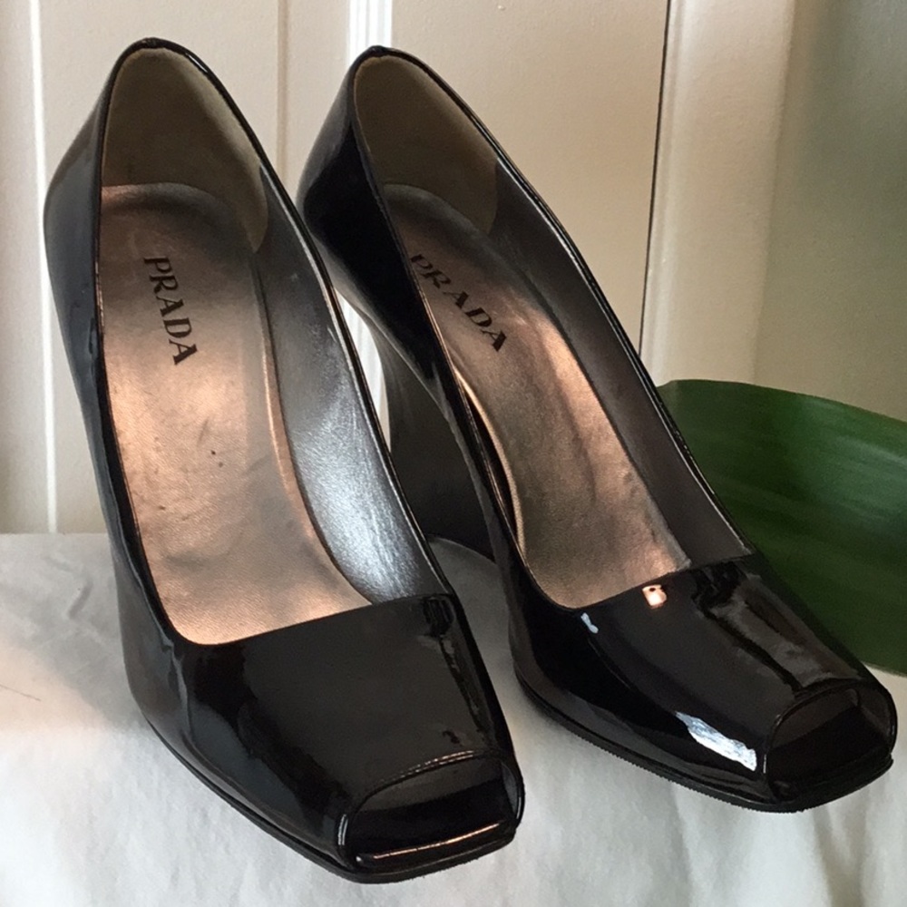 Prada wedges